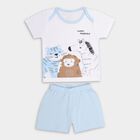Infants'100% Cotton Baba Suit, हल्का नीला, small