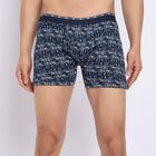 Men's 100% Cotton Trunks , Navy Blue, small
