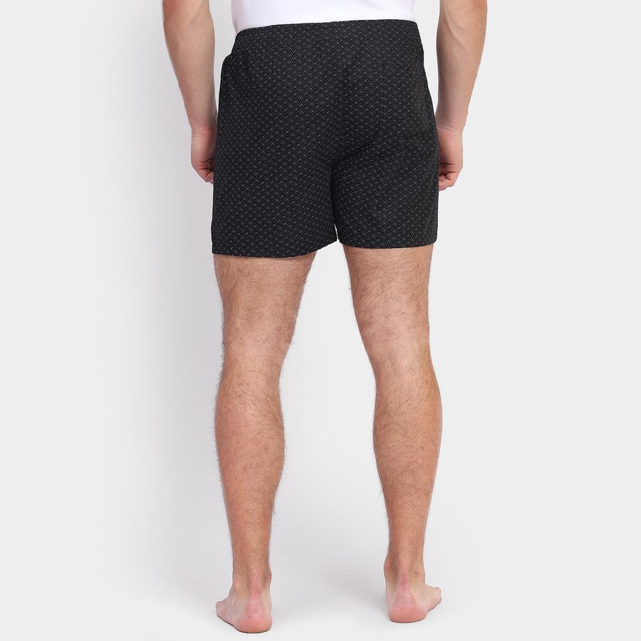 Men's 100% Cotton Boxers , काला, large image number null