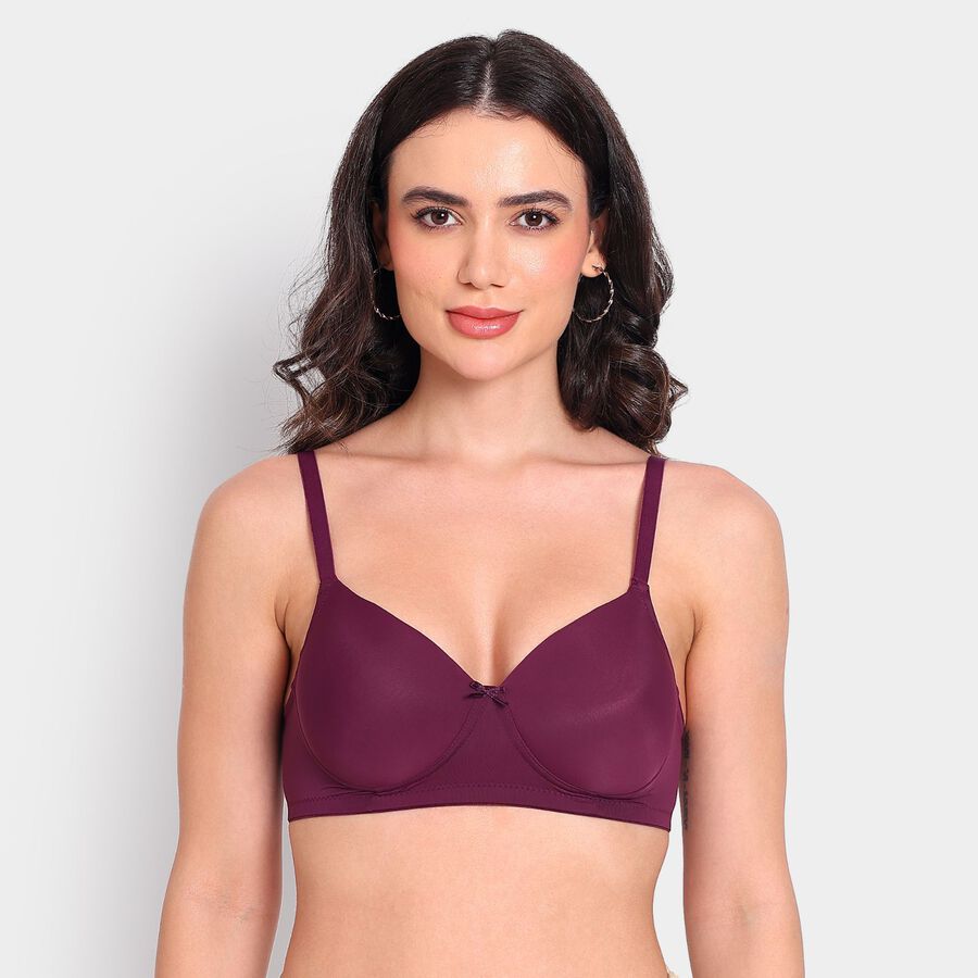 Ladies' Bra, वाइन, large image number null