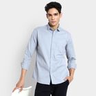 Men's 100% Cotton Casual Shirt, गहरा नीला, small image number null