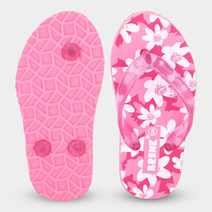 Girls' Slipper, Pink, large