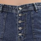 Ladies' 100% Cotton Jeans, Mid Blue, small image number null