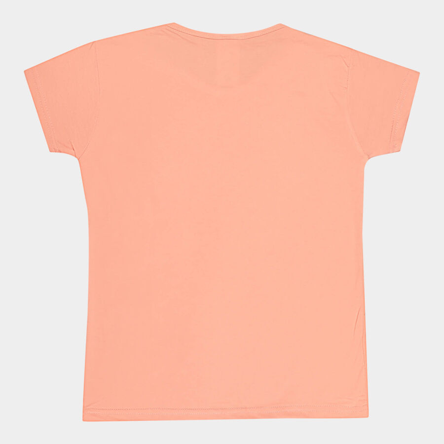 Girls T-Shirt, Peach, large image number null