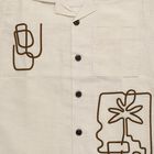 Boys' Woven Baba Suit, गहरा पीला, small image number null