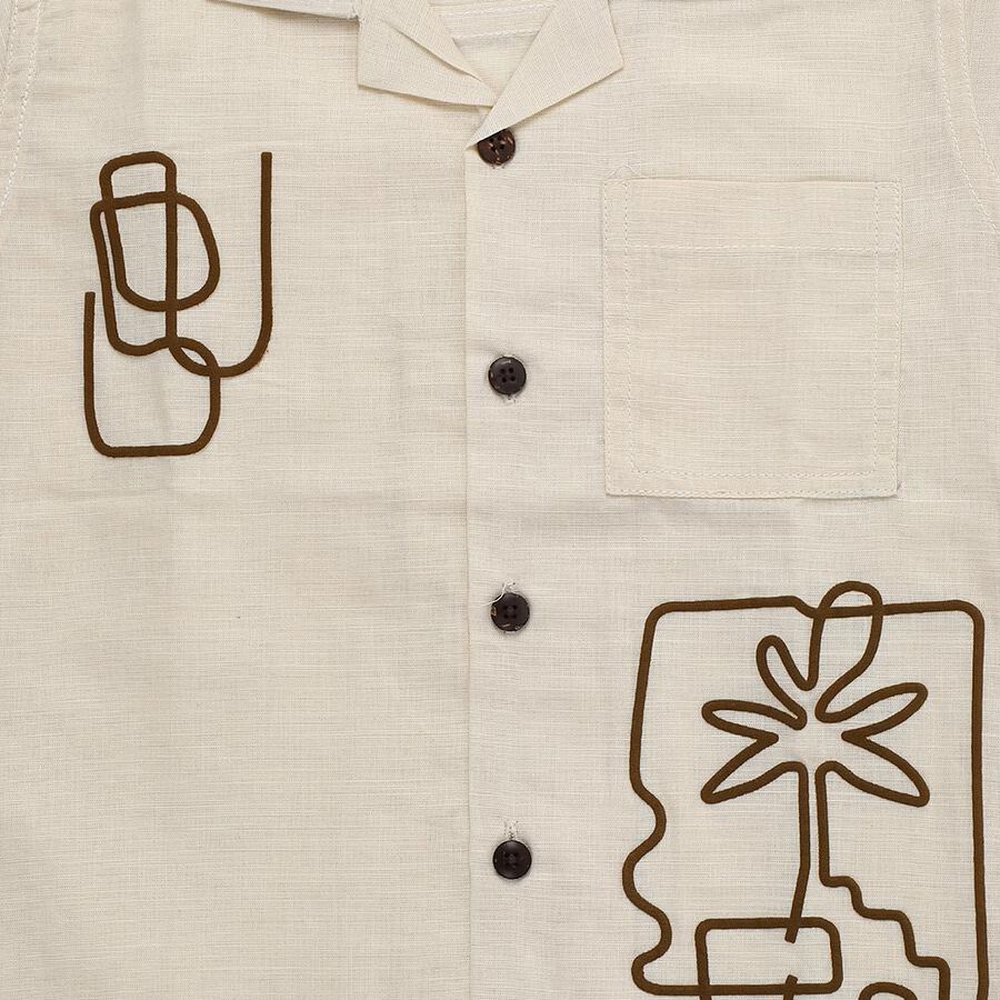 Boys' Woven Baba Suit, गहरा पीला, large image number null