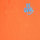 Boys Solid T-Shirt, नारंगी, small image number null