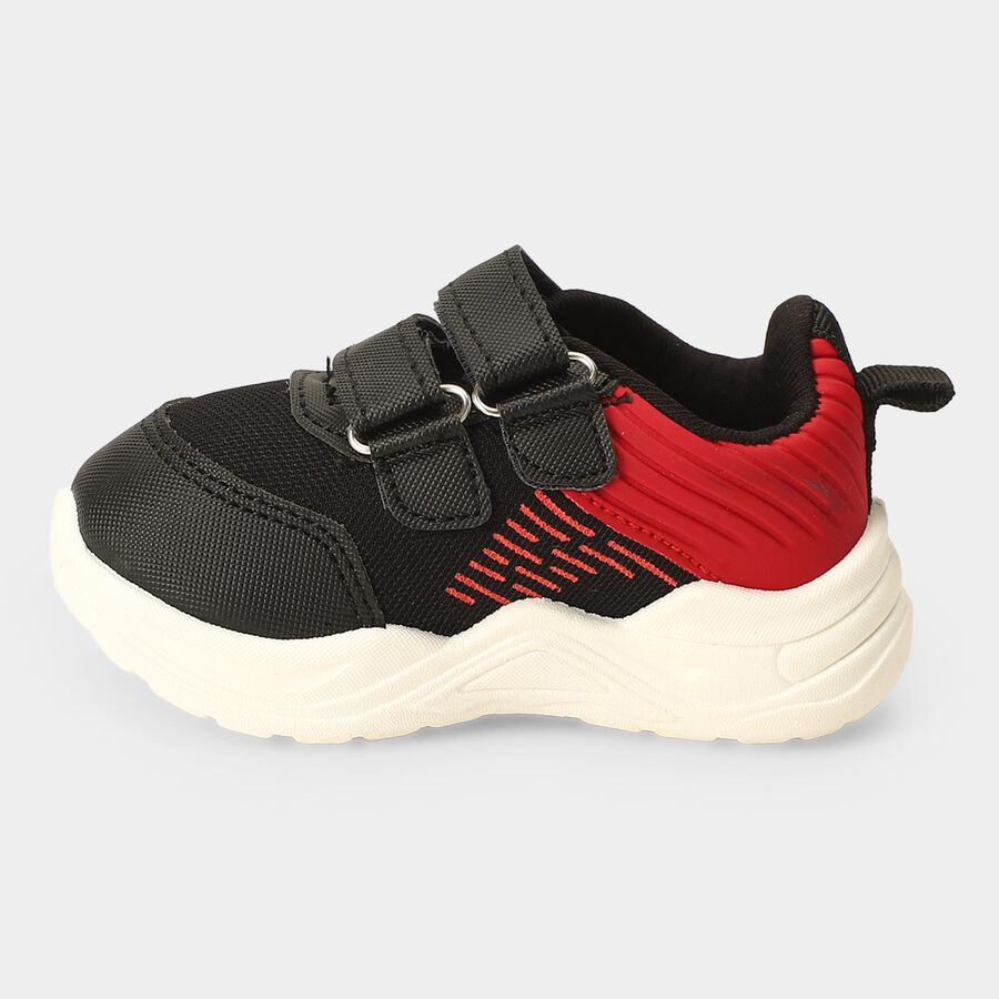 Boys' Shoes, काला, large