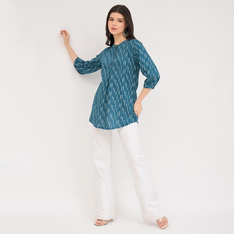 Ladies' Kurti , Mid Blue, large image number null