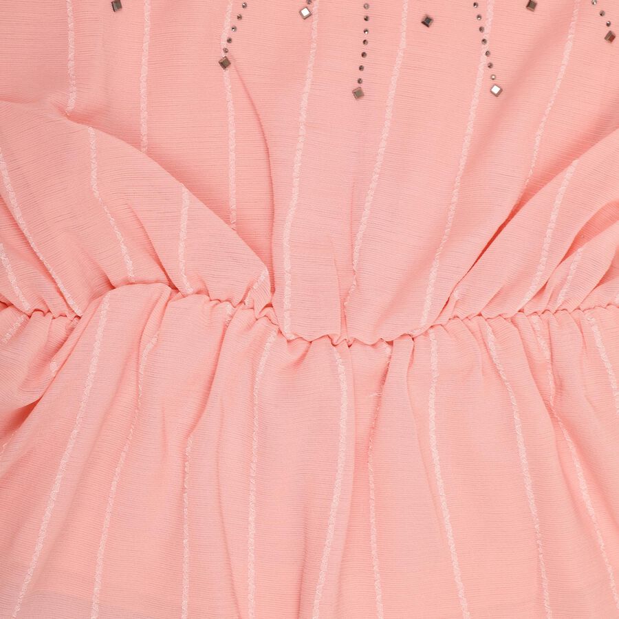 Girls' T-Shirt , Peach, large image number null