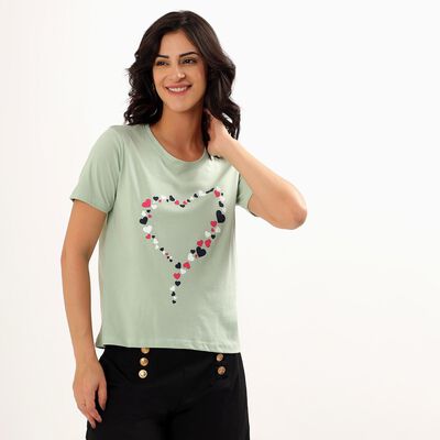Ladies' Round Neck T-Shirt 