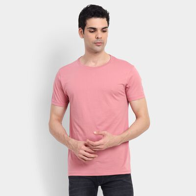 Men's Round Neck Half Sleeves T-Shirt 
