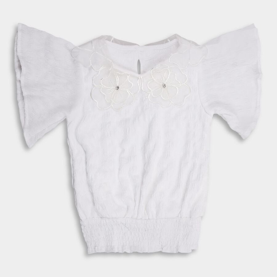 Girls' T-Shirt , White, large image number null