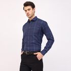 Men's Formal Shirt, Navy Blue, small image number null