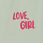 Girls' Soft Mint Green Printed Elastic Waist Winter Pyjama, हल्का हरा, small image number null