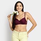 Ladies' Padded Bra, Wine, small image number null
