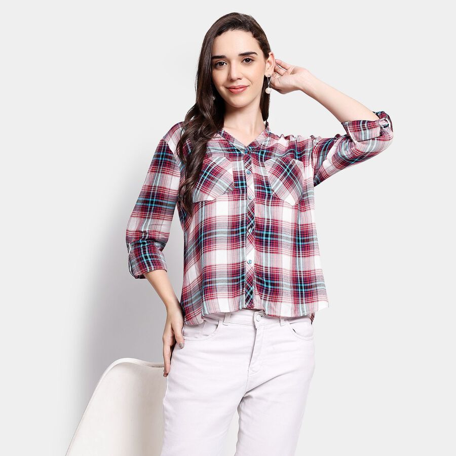 Ladies' Shirt, ऑफ व्हाइट, large image number null