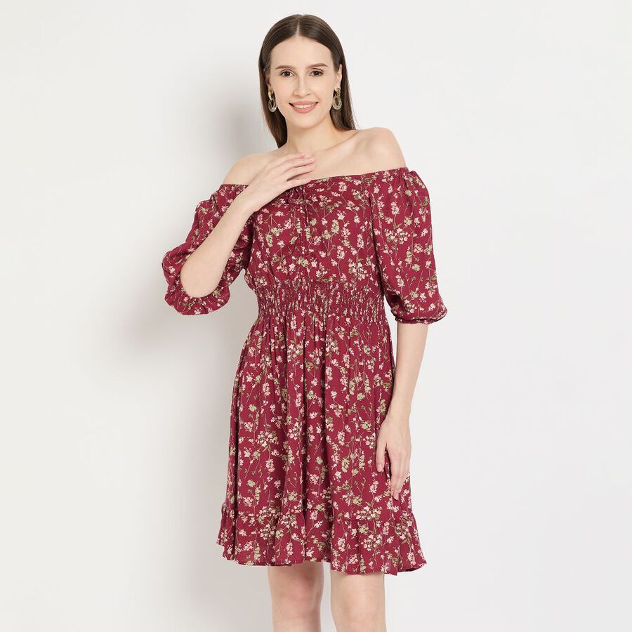 Ladies' Dress, Wine, large image number null