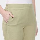 Ladies' 100% Cotton Palazzos, हल्का हरा, small image number null