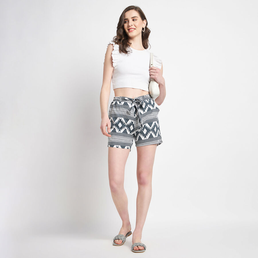 All Over Print Shorts, काला, large image number null