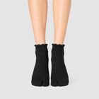 Women's Black Regular Fit Pack of 1 Socks, Black, small