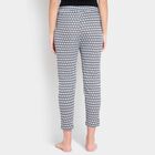 Printed Trousers, Navy Blue, small image number null