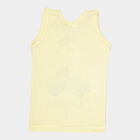 Infants Cotton Solid Vest, Yellow, small image number null