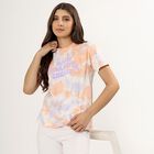 Ladies' 100% Cotton Round Neck T-Shirt , Off White, small image number null