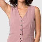 Women's Lilac V-Neck Slim Fit Shirt, Lilac, small
