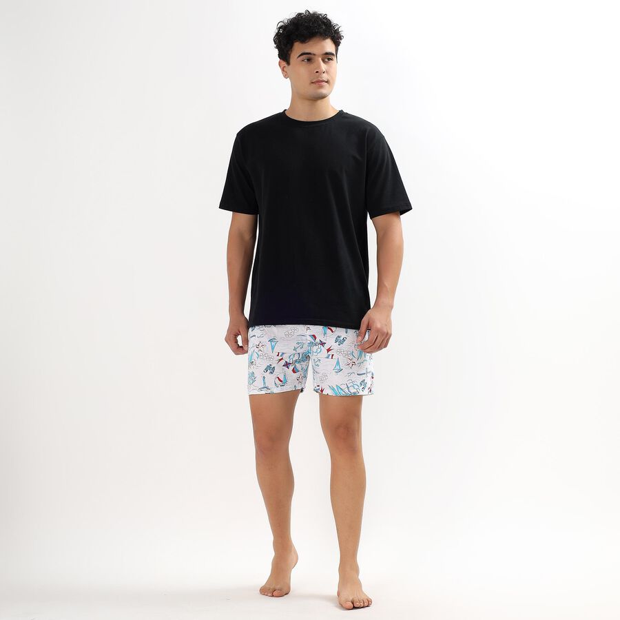 Men's 100% Cotton Boxers , White, large image number null