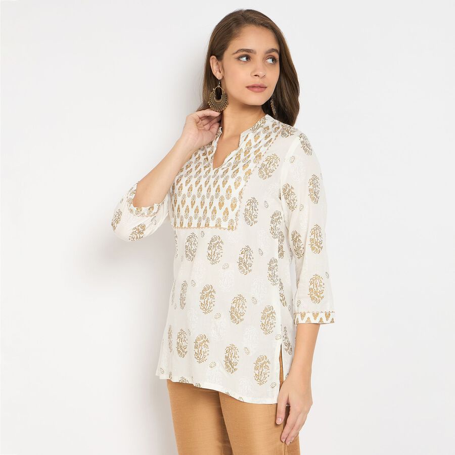 Ladies' Kurti, सफ़ेद, large image number null
