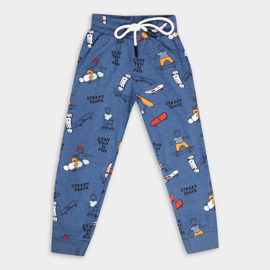 Boys' Pyjamas, Mid Blue, large image number null