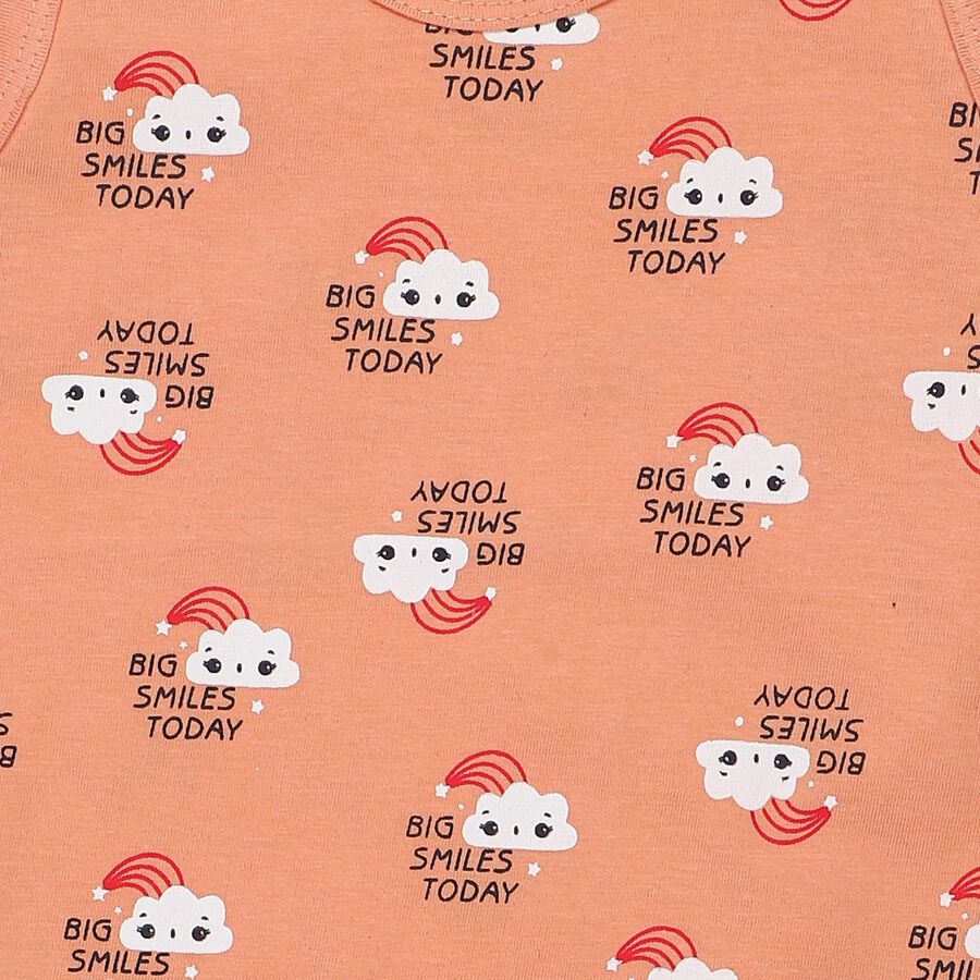 Infants' Short Set, Peach, large