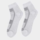 Ankle Length Socks, Melange Light Grey, small image number null