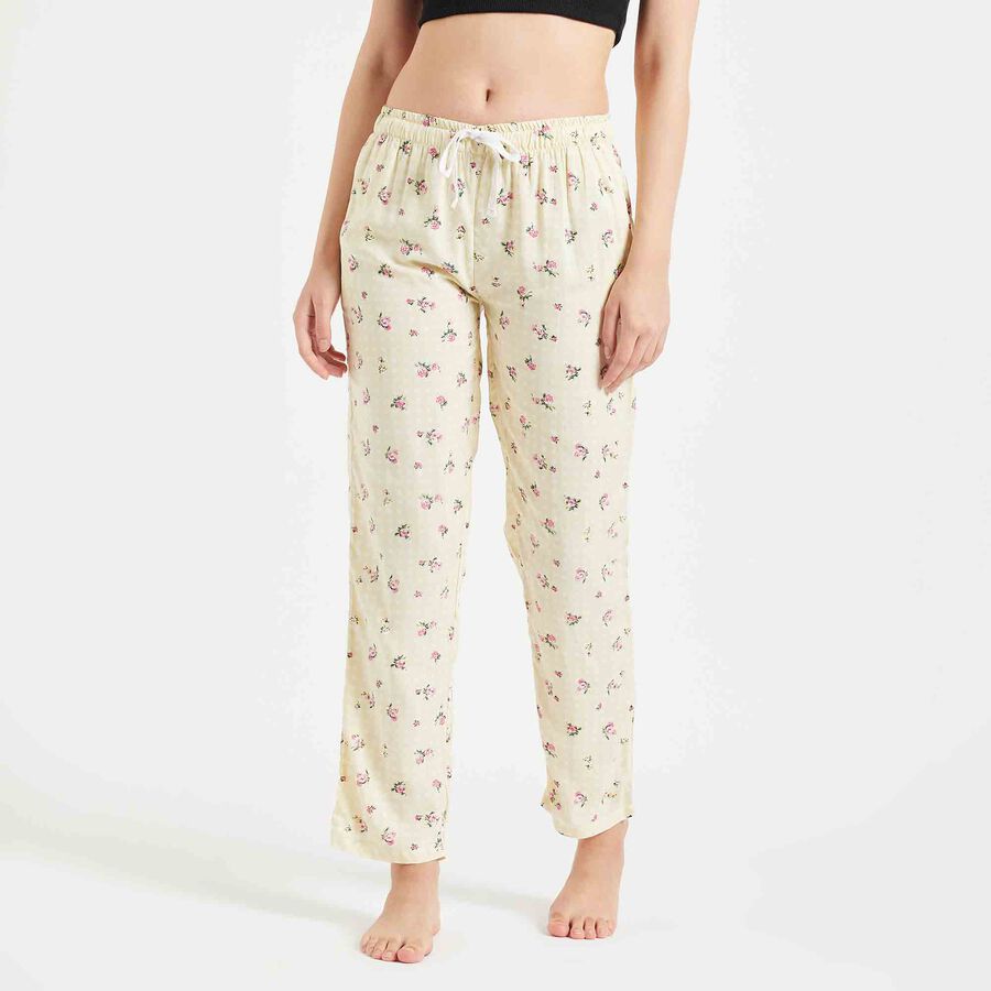 Printed Pyjama, Yellow, large image number null