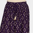 Ladies' Lehenga Skirt, बैंगनी, small image number null
