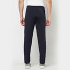 Cut & Sew Slim Track Pants, Navy Blue, small image number null
