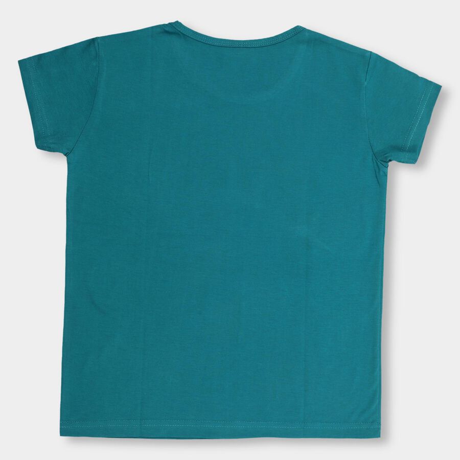 Girls' T-Shirt , Dark Green, large image number null