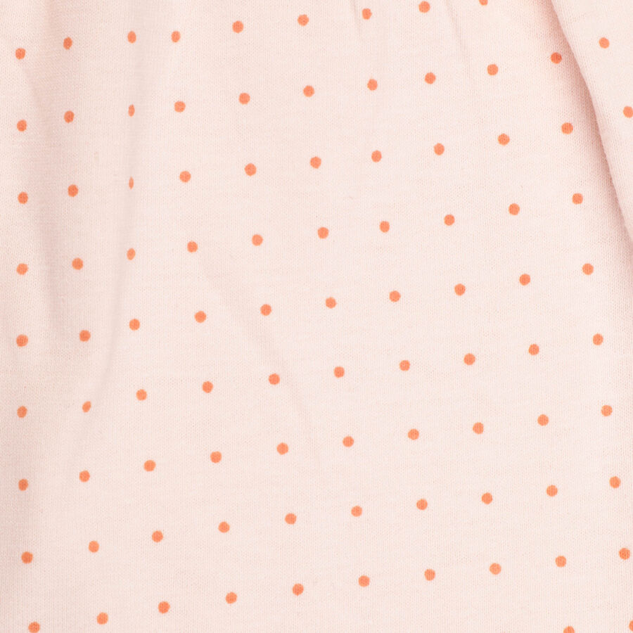 Girls Cotton Skirt Top Set, Light Pink, large image number null