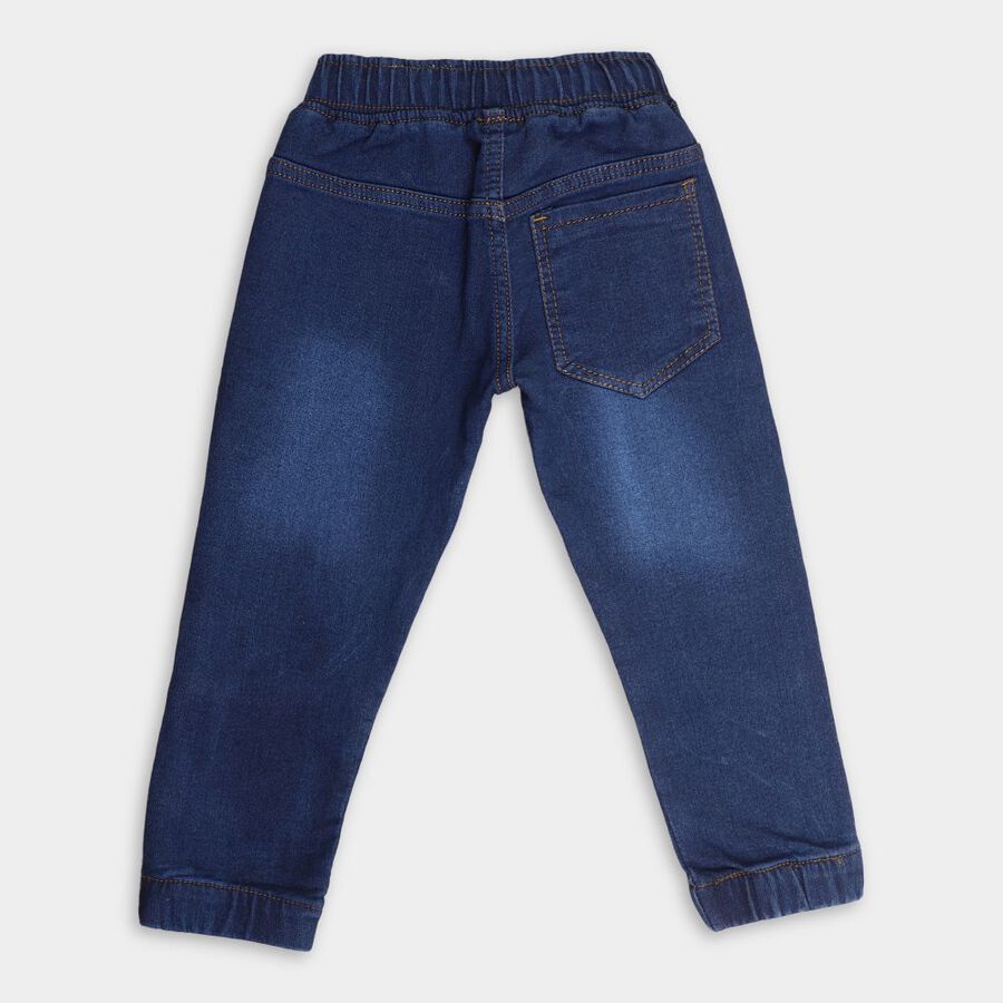 Boys Basic Wash Jeans, गहरा नीला, large image number null