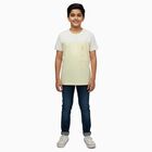 Boys' Half Sleeves T-Shirt, पीला, small image number null