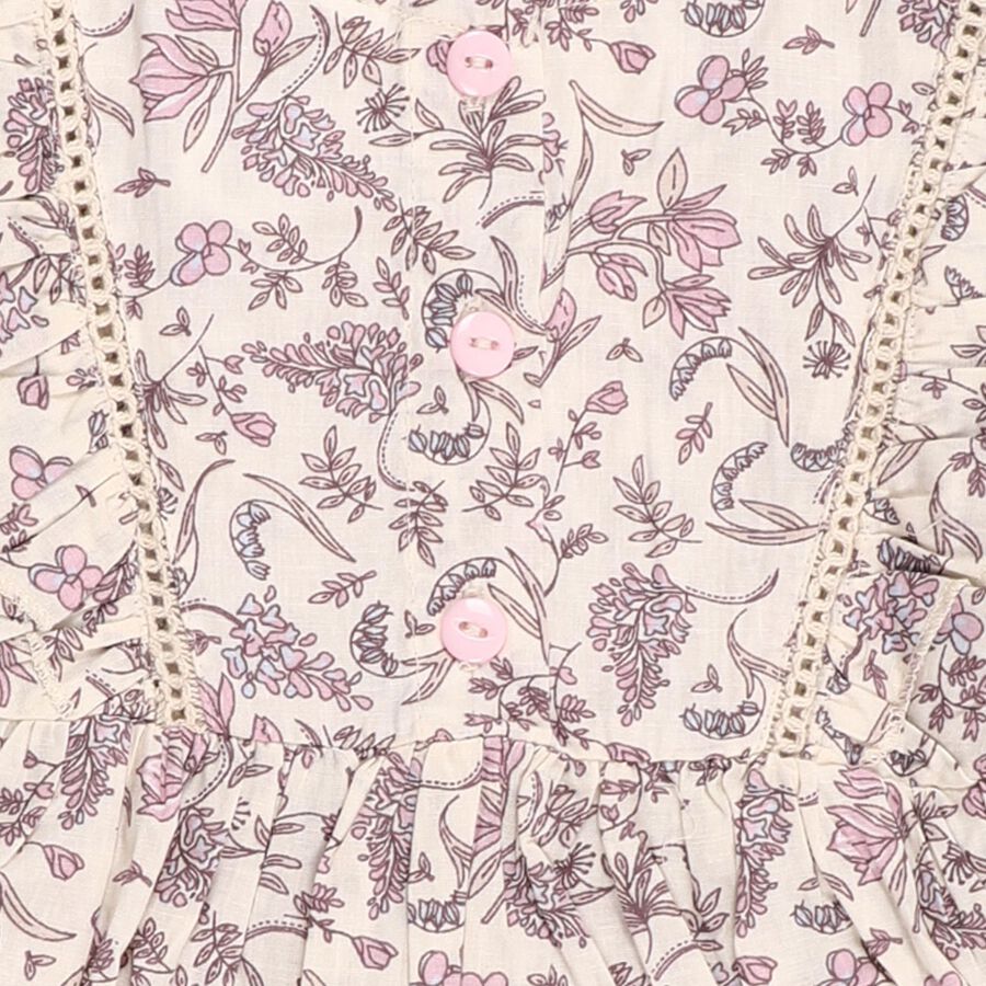 Infants' 100% Cotton Frock, गहरा पीला, large image number null