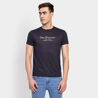Men's Round Neck Half Sleeves T-Shirt