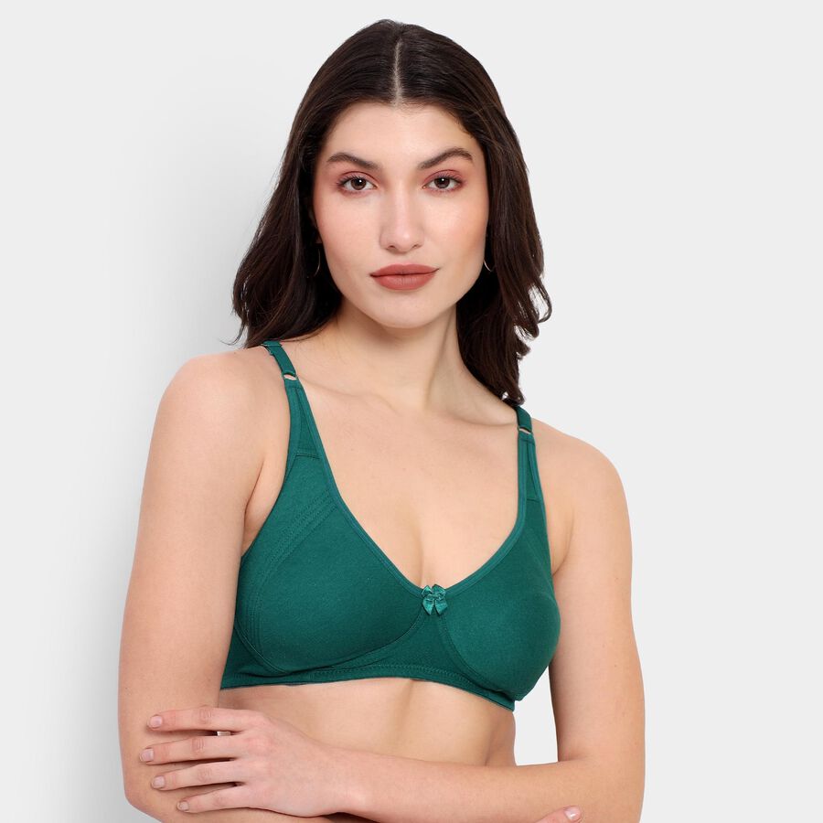 Ladies' Bra , गहरा हरा, large image number null