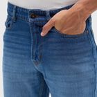 Men's Medium Blue Straight Fit Jeans, Mid Blue, small image number null