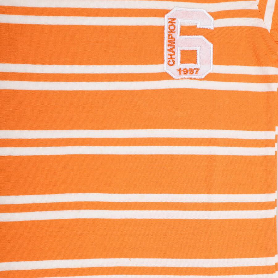 Boys' 100% Cotton Half Sleeves T-Shirt , नारंगी, large image number null