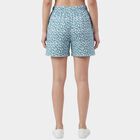 Women's Blue Regular Fit Drawstring Lounge Shorts, हल्का नीला, small