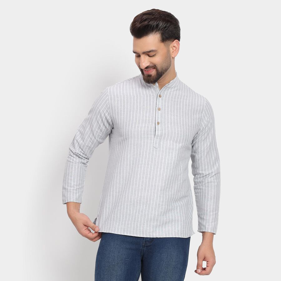 Men's Kurta , Light Grey, large image number null