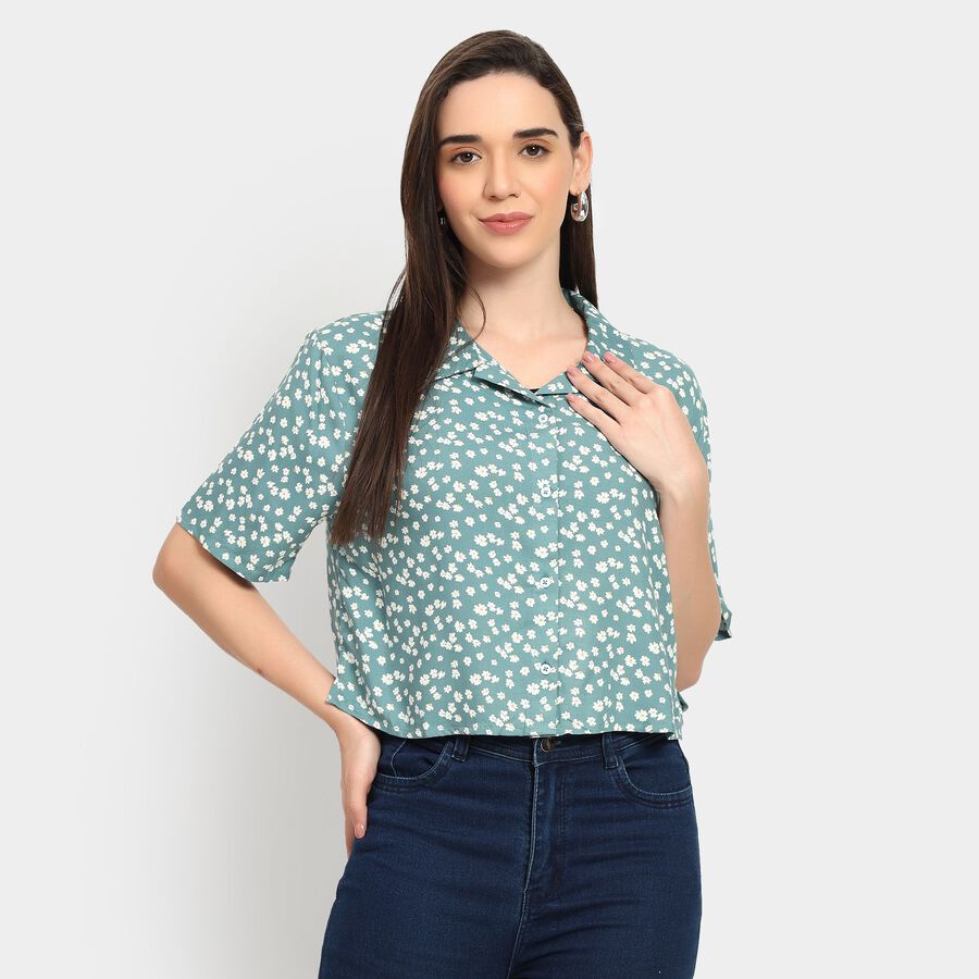 Ladies' Shirt, हल्का हरा, large image number null