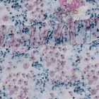 Girls' Lilac Floral Ruffle Sleeve Top and Skirt Set, Lilac, small